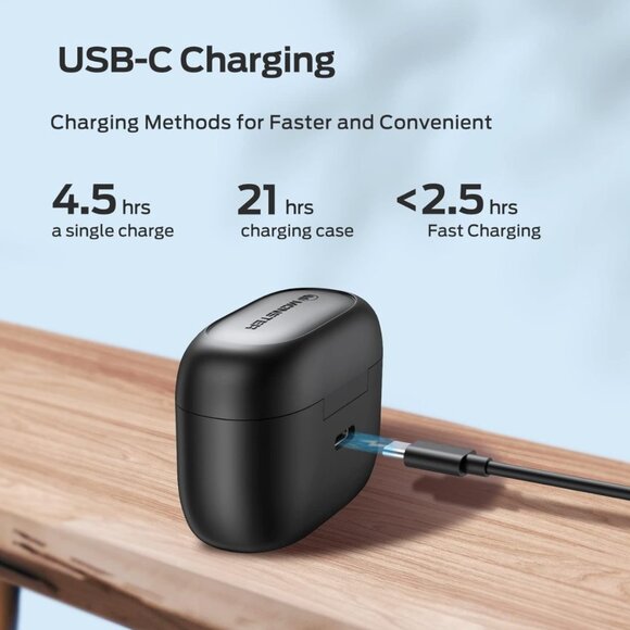 Brand New Monster N-Lite 200 AirLinks Wireless Earbuds/Black - Picture 6 of 9